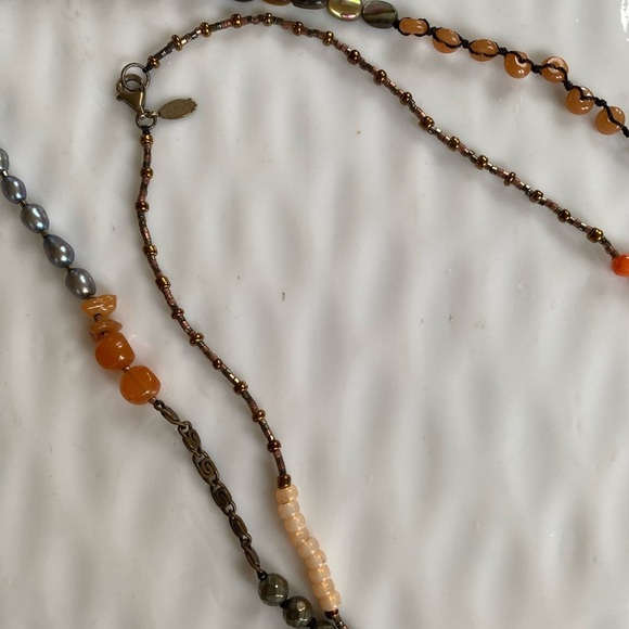 Silpada Multi Stone Beaded Necklace 50” inches long N2421 - Picture 6 of 9